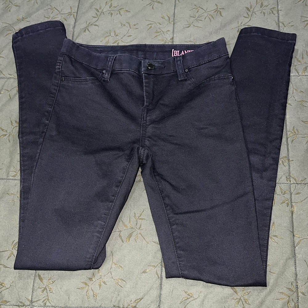 Blank NYC Black Skinny jeans Girls size 12